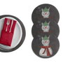 Hermia Salvamanteles Multicolor Set de 4 de 37 cm